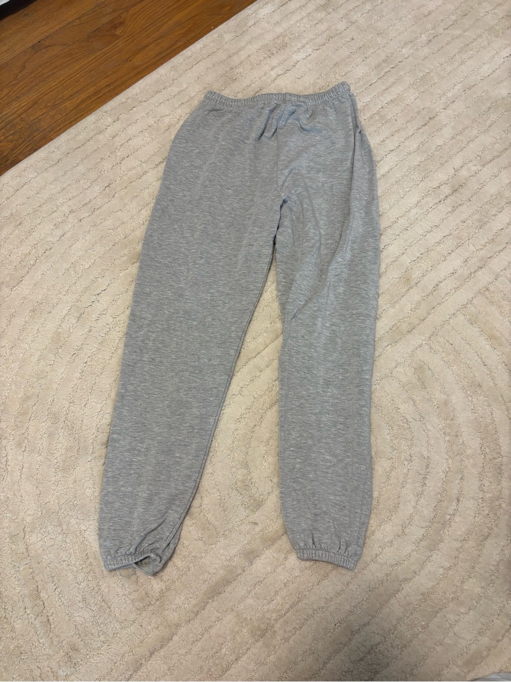Classic Women's Gray Elastic Waist Joggers